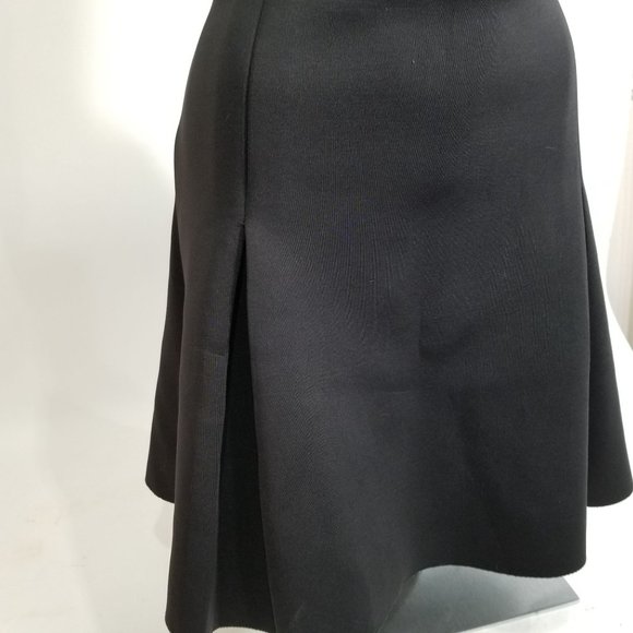 Allen B Schwartz Skater Skirt XL Black Twirl Flow Zipper Gothic Punk Alt Cosplay - Picture 3 of 11